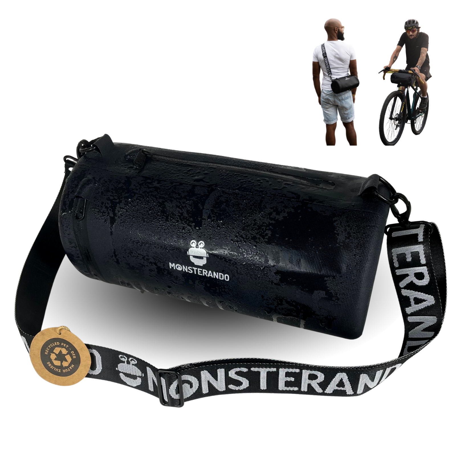 Travel-Monster Handlebar Bag deep black