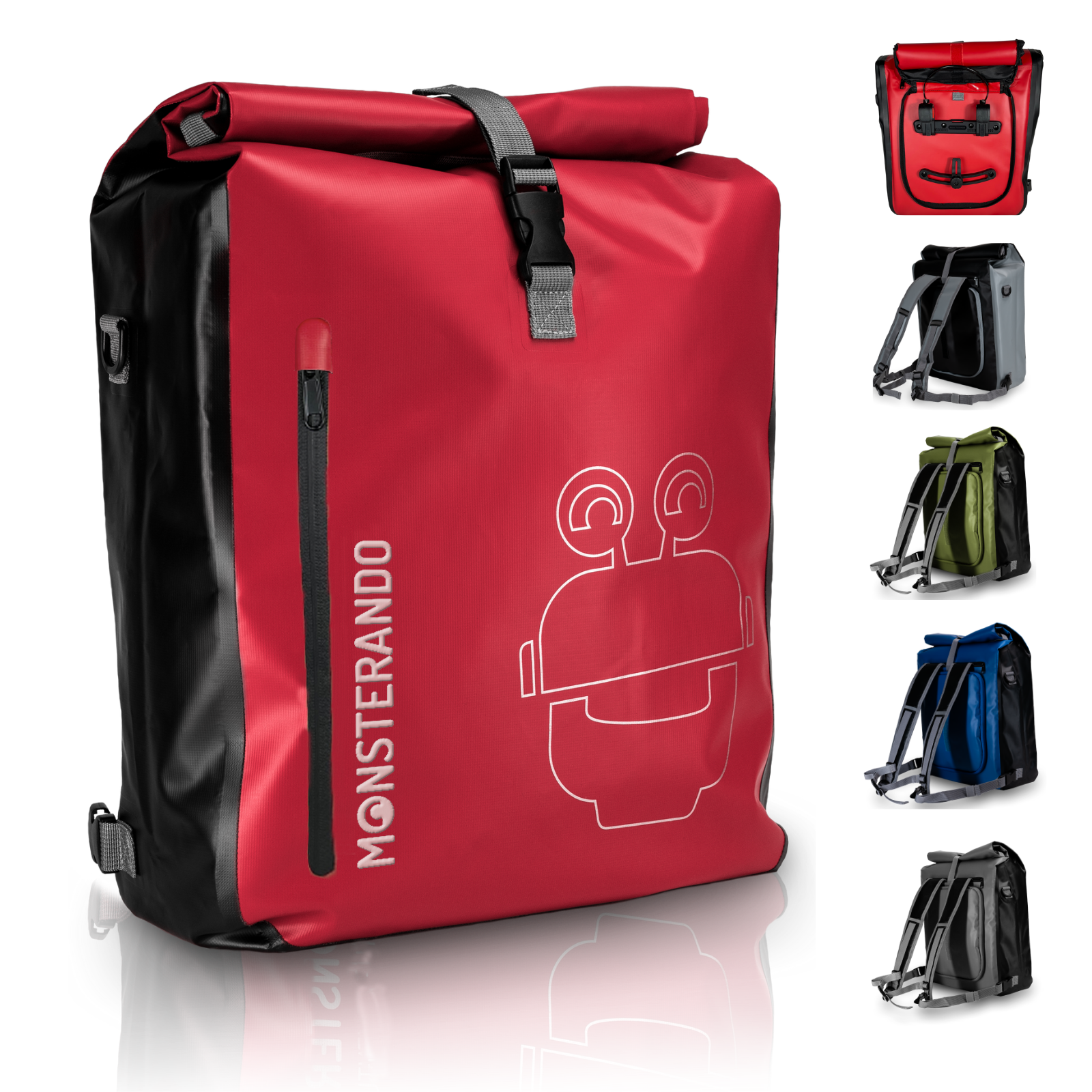 Travel-Monster 3in1 Bike bag Plus rot