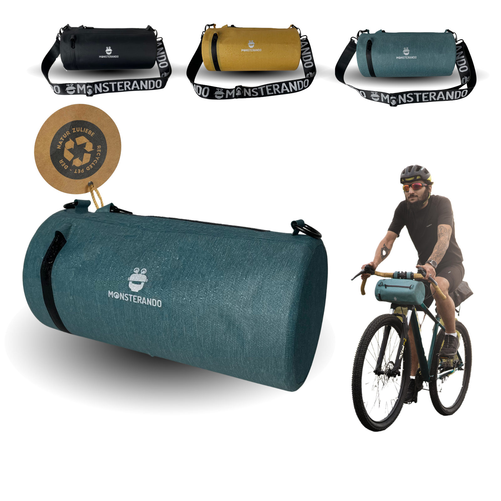 Travel-Monster Handlebar Bag ocean blue