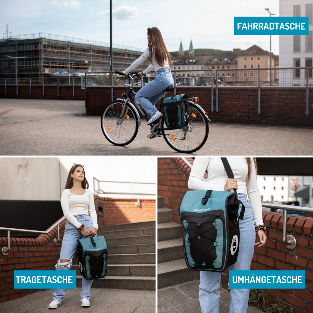 Travel-Monster 2in1 Bike bag ocean blue