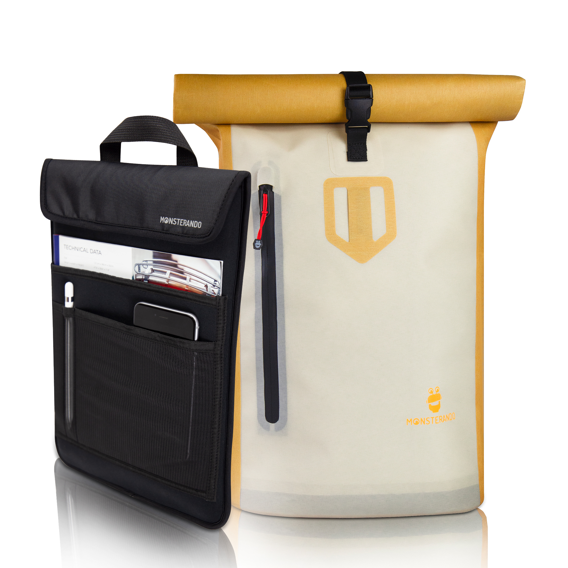MONSTERANDO 20 Liter Daypack (B-Ware) gelb