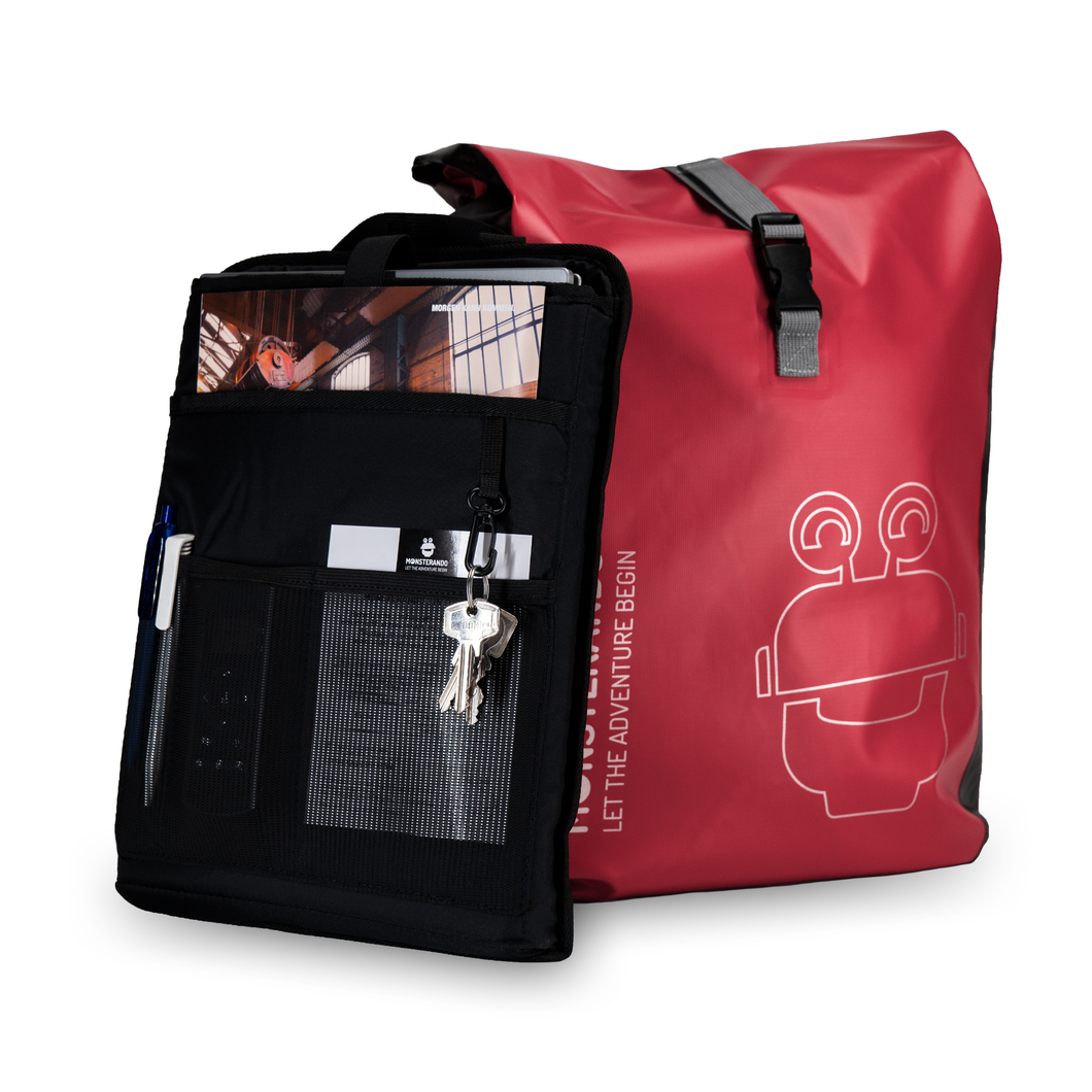 Travel-Monster 3in1 Bike bag, rot