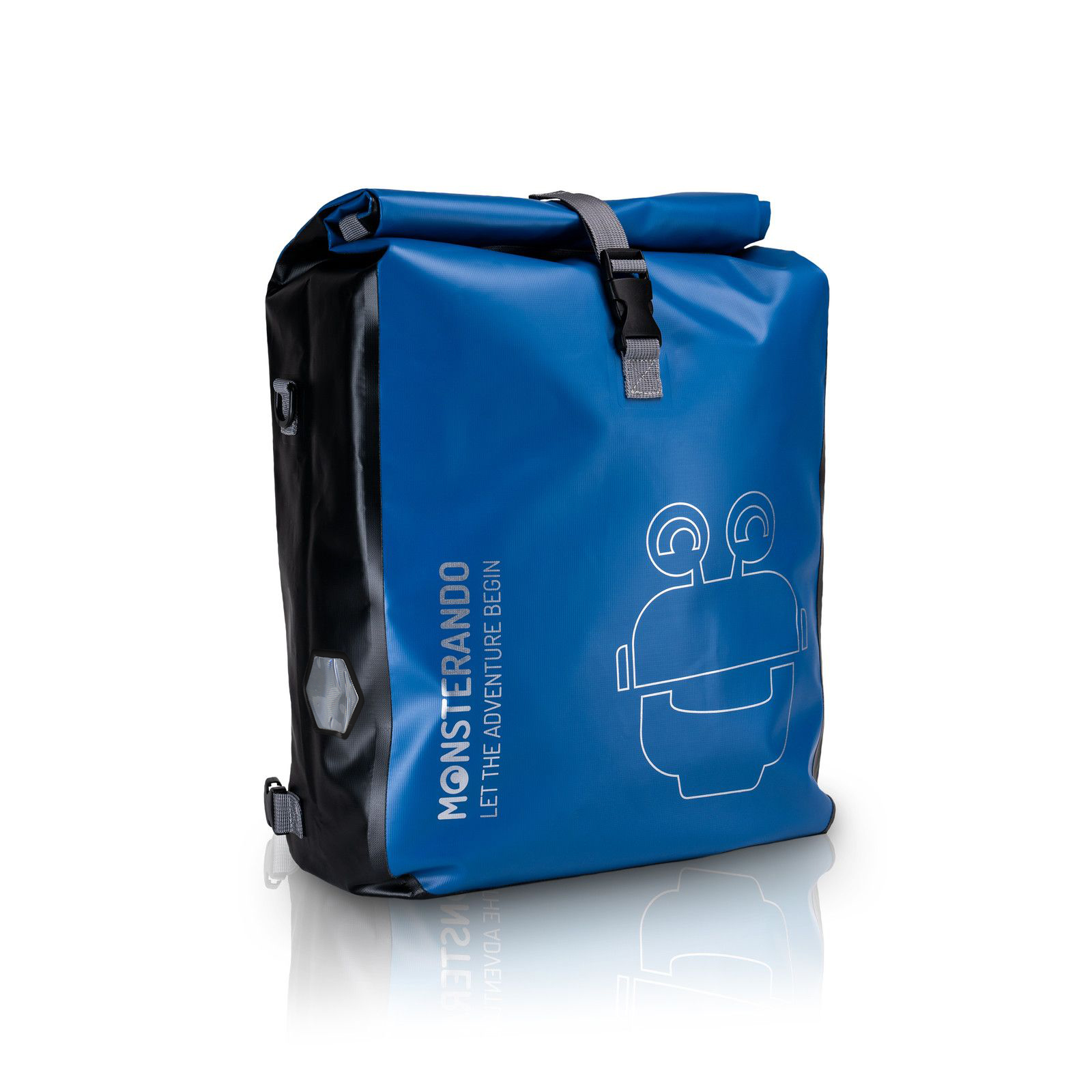 Monsterando 3in1 Fahrradtasche blau