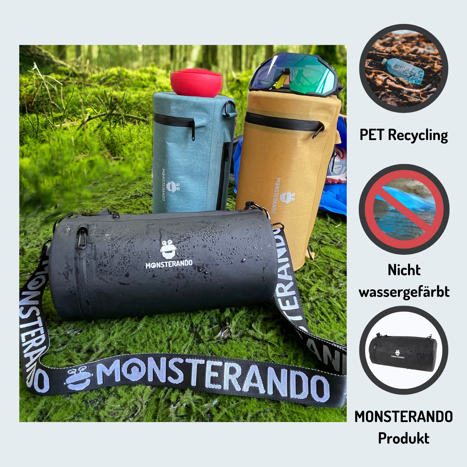 Travel-Monster Handlebar Bag deep black