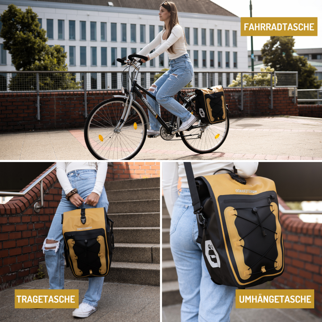 Travel-Monster 2in1 Bike bag oat yellow
